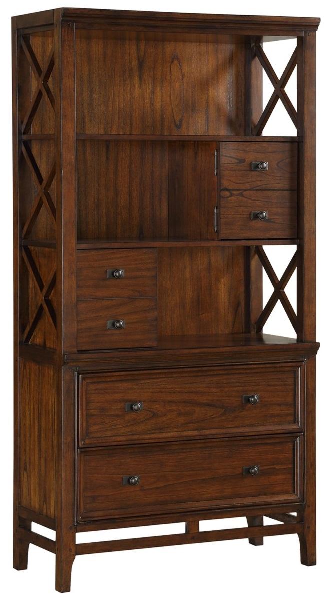 Frazier Bookcase in Brown Cherry 1649-18