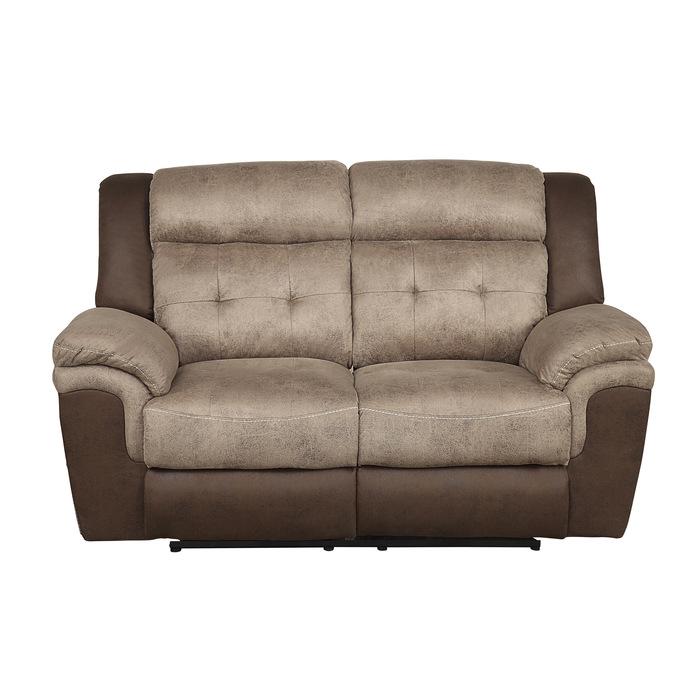 Chai Relcining Loveseat in 2 Tones image