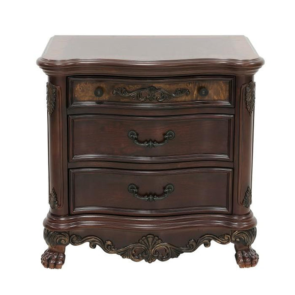 Deryn Park 3 Drawer Nightstand in Cherry 2243-4 image