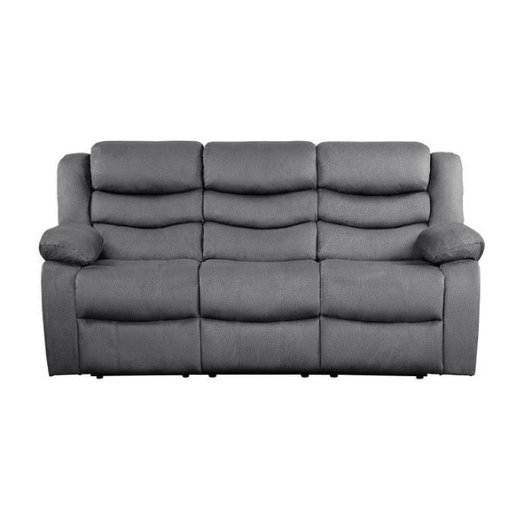 Discus Double Reclining Sofa in Gray 9526GY-3 image