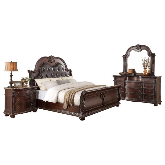 Cavalier (4)California King Sleigh Bed