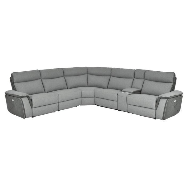 82596SCPWH - (6)6-Piece Modular Power Reclining Sectional with Power Headrests image