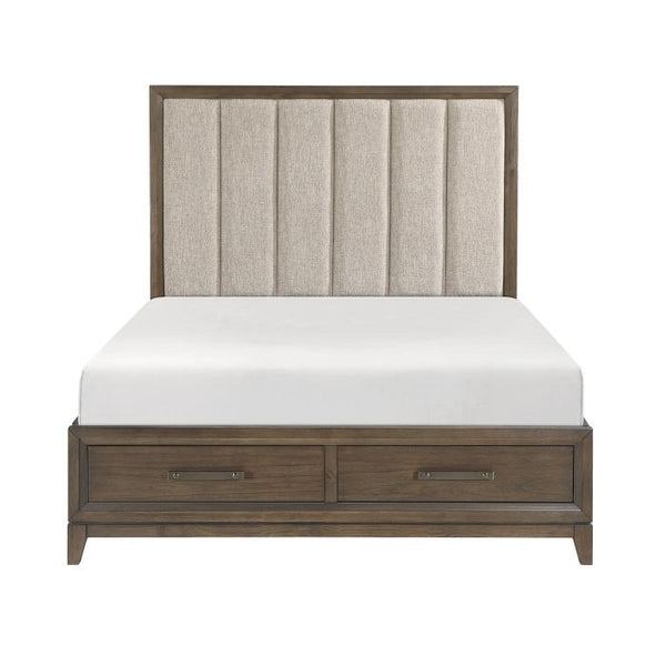 Cambridge (3) Queen Platform Bed with Footboard Storage