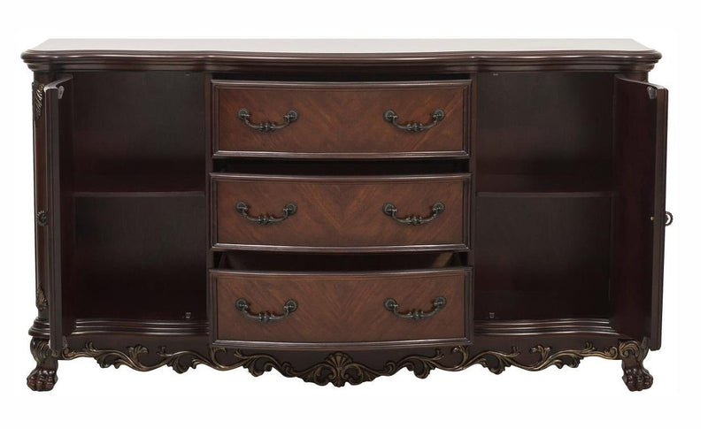 Deryn Park Buffet/Server in Dark Cherry 2243-55