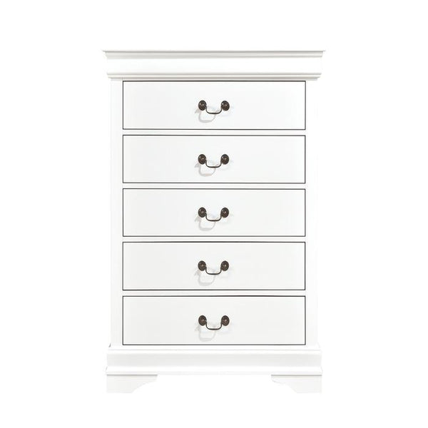 Mayville 5 Drawer Chest in White 2147W-9 image