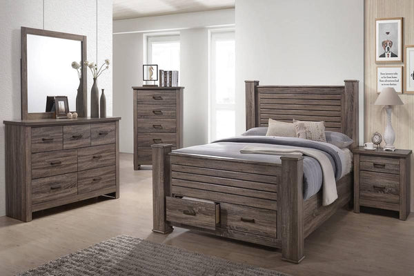 Liihen Night Stand in Brown