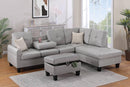 Haoind 3-Pcs Sectional in Light Gray
