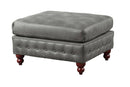 Chixin Cocktail Ottoman/Slate Grey in Slate Grey