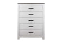 Chuint Chest in Whitewash + Smoking Grey