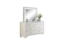 Hothan Mirror in Ivory