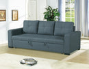 Haoind Convertible Sofa in Blue Grey
