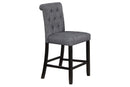 Junfen High Chair in Charcoal/Black Silver