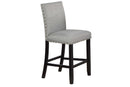 Junfen High Chair in Grey/Black Sliver