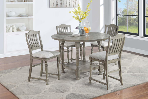 Hhdfur Counter Height Table in Light Grey