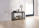 Liihct Console Table in Gray/Black