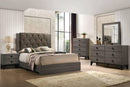 Liihfd Queen Bed in Foil Grey