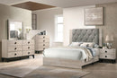 Liihfd Queen Bed in Foil Cream