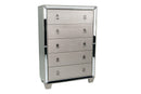 Mcraft Chest W/Stainless Panel in Silver
