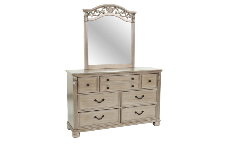 Mcraft Mirror in Antique Silver