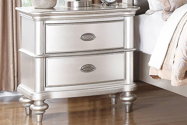 Mcraft Night Stand in Silver