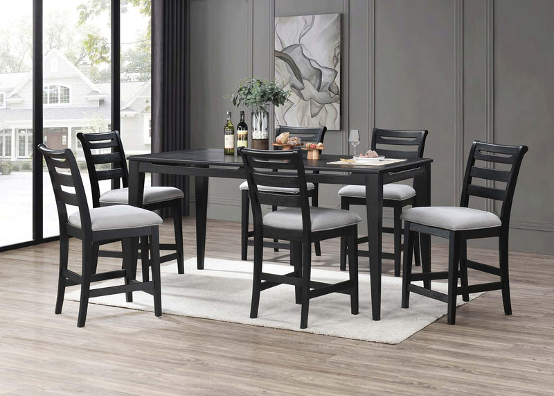 Serkou Counter Height Table in Black