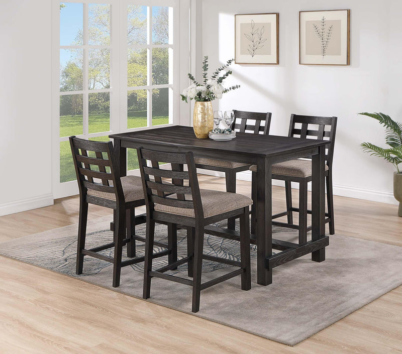 Minyou Counter Height Table in Espresso