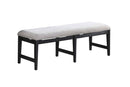 Serkou Dining Bench in Black