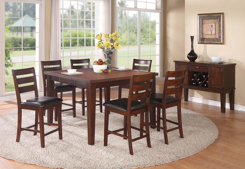 Sfvnco Counter Height Table in Walnut