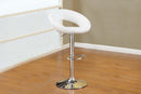 Sopfur Adjustable Bar Stool in White
