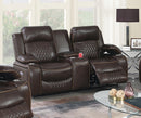 Taiyus Power Loveseat in Brown