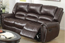 Uefurn Recling Sofa in Dark Brown