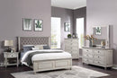 Vfvnco Cal. King Bed in Antique White