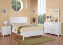 Vfvnco Twin Bed in White