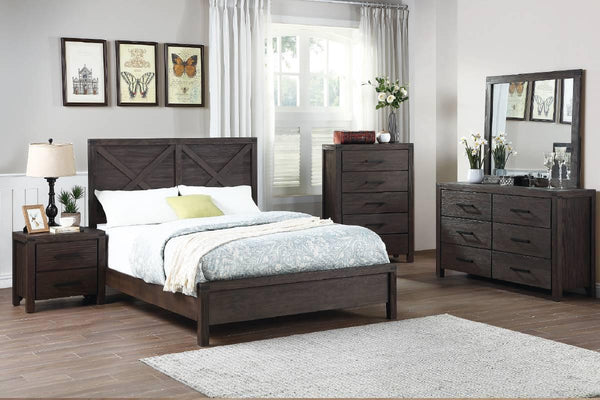 Viethn Eastern King Bed in Espresso