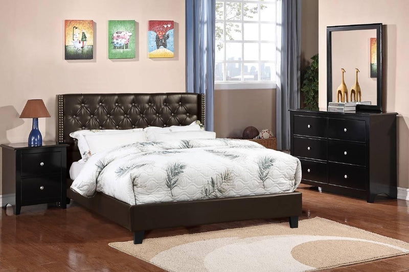 Vphong Full Bed in Espresso / Espresso