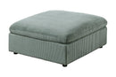 Winwoo Cocktail Ottoman in Sage