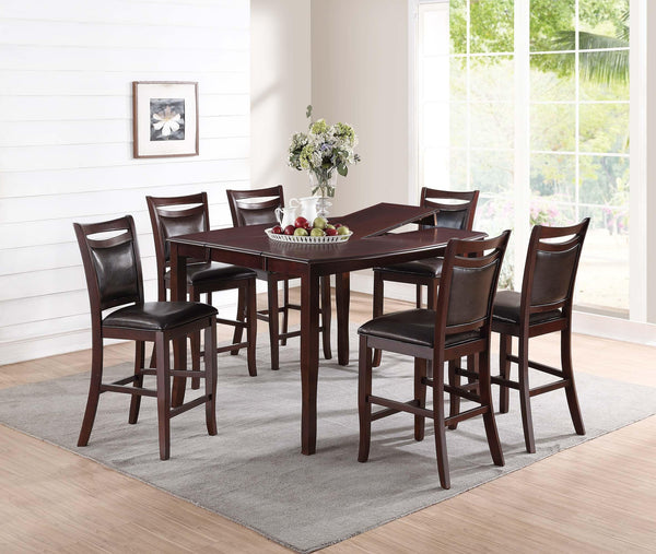 Ysheng Counter Height Table in Espresso