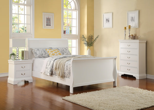 Vfvnco Full Bed/White in White