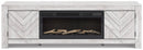 Cayboni 71" TV Stand with Electric Fireplace
