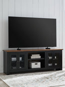 Wildenauer 76" TV Stand with Electric Fireplace