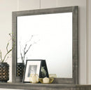 Crown Mark Furniture Rhett Dresser Mirror in Gray