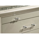 Maddie Bed White & Silver