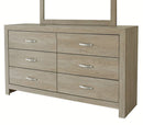 Crown Mark Furniture Jaylen 6 Drawer Dresser in Gray image