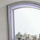 Maddie Bed White & Silver