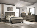 Crown Mark Furniture Remington 2 Drawer Nightstand in Brown image