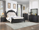 Crown Mark Furniture Kingsbury Queen Panel Bed in Black B1130-Q