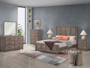 Crown Mark Furniture River 2 Drawer Nightstand in Brown