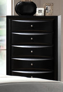 Crown Mark Furniture Emily Drawer Chest in Black