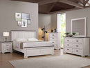 Crown Mark Furniture Leighton 6 Drawer Dresser in White