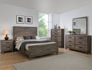 Crown Mark Tacoma Queen Panel Bed in Brown